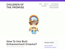 Tablet Screenshot of childrenofpromise.net